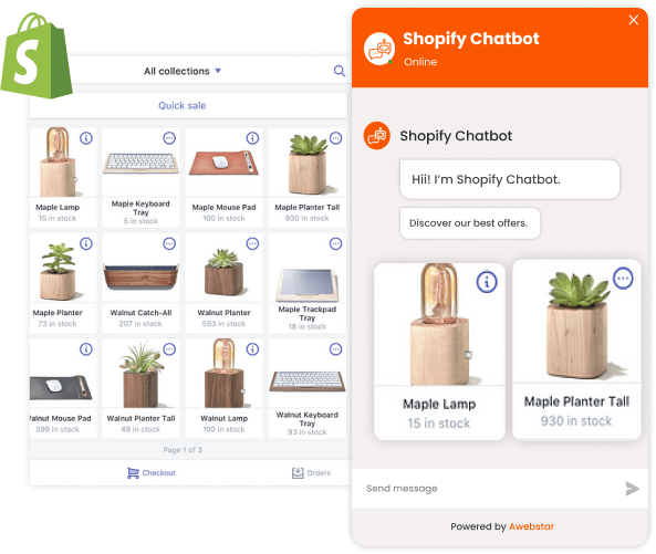 Chatbot for Shopify