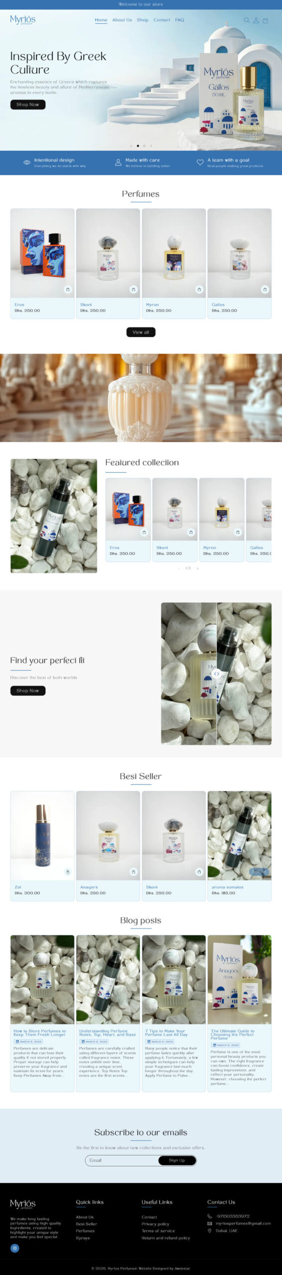 Myrtos perfumes