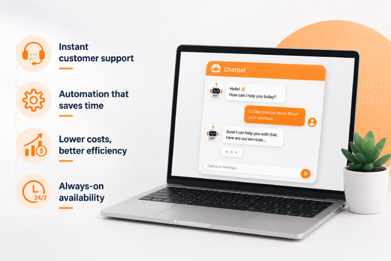 Chatbot development that solves problems
