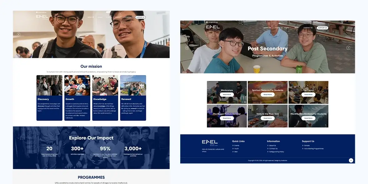 eael programmes and events